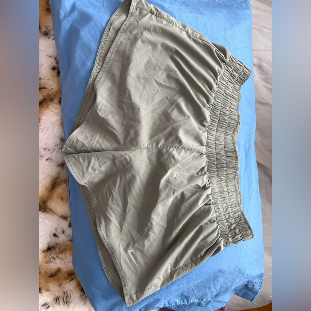 Nike Light Green Athletic Shorts Dri-fit